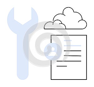 Cloud Services Management and User Data Concept with Tools and Documents