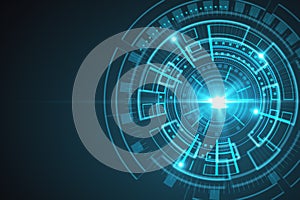 Technology and communication concept