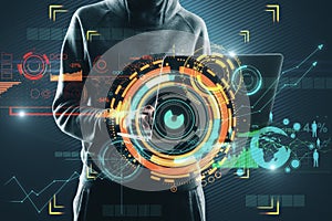 Technology and communication concept