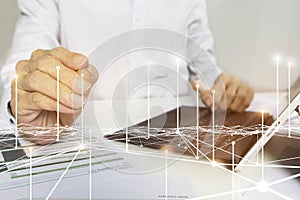 Technology Communication in the future,internet concept,abstract background,digital technology