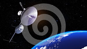 Technology communication image global navigation satellite system,standard generic term for satellite navigation systems,GNSS,3d