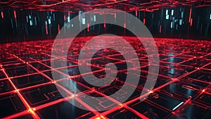 Technology and Computer Science: Digital Data Patterns and Information Elements in a Conceptual Design Space Backdrop