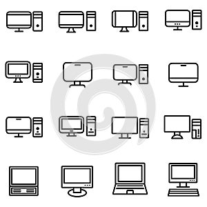 Technology and computers icon