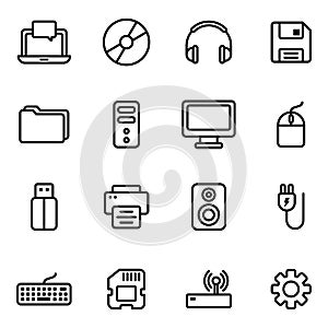 Technology and computers icon.