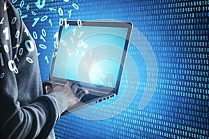 Technology, computing and future concept