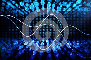 Technology, computing and information concept