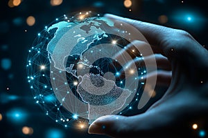 Technology Connecting People around the World photo