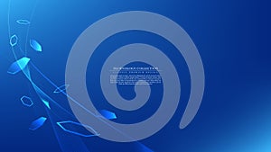 Technology connection futuristic background template copy space vector