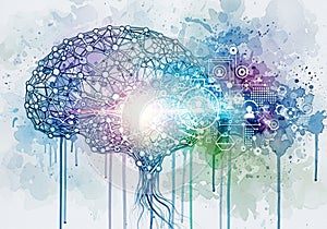 Technology and creativity, representing the complexity of AI systems and