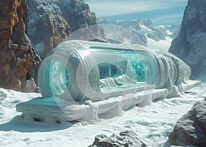 Technology of cryogenic freezing a person for hundreds of years for defrosting in the future