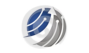 Technology Development Logo Design Template