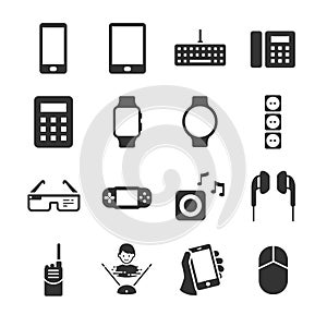 Technology device icons