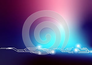 technology digital background. blue gradient background use for your design.