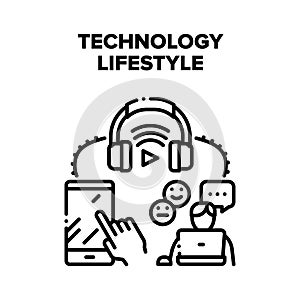 Technology Digital Lifestyle Vector Concept