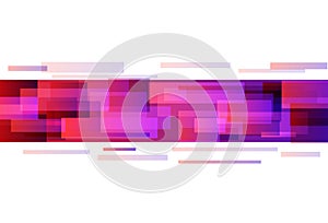 Technology digital ultraviolet concept, rectangles scatter data