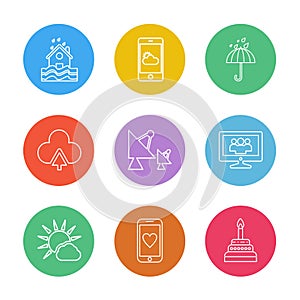 technology , dsish , antenna , house , Ecology , eco , icons , w