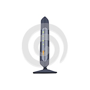 technology dsl modem cartoon vector illustration