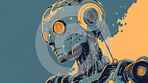 technology fading robot