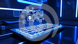 Futuristic Tech Interface