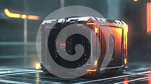 technology futuristic box