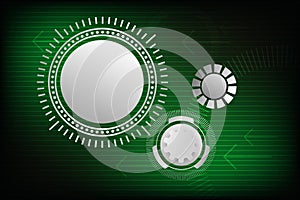 Technology gears background