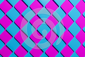 Technology geometry neon background