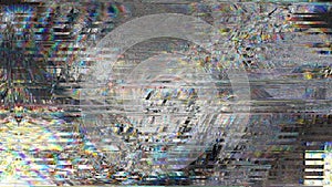 Technology glitch background. Computer screen error.