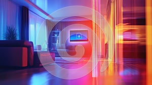 technology holographic display for home security system