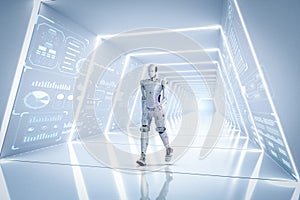 Robot move forward through future