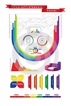 Technology Infographic elements