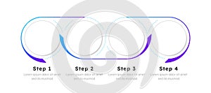 Technology infographic template