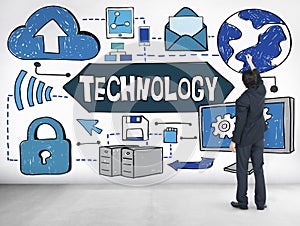 Technology Innovation Digital Evolution Concept