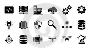 Technology and Innovation Icons Set