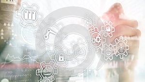 Technology innovation and process automation. Smart industry 4.0