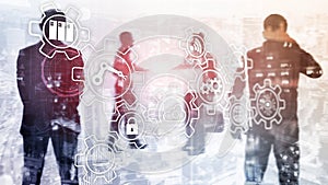 Technology innovation and process automation. Smart industry 4.0