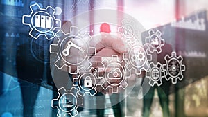 Technology innovation and process automation. Smart industry 4.0