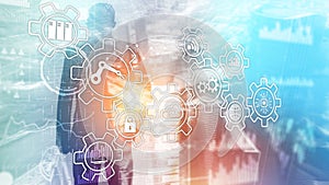 Technology innovation and process automation. Smart industry 4.0