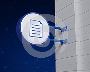 Technology internet online concept, 3D rendering