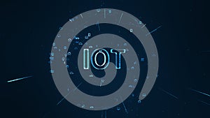 Technology iot concept