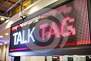 Talk Tag LED Screen photo
