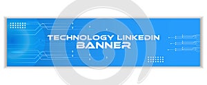 Technology LinkedIn background banner or cover photo Design