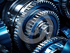 Technology machine engine steel machinery gear transmission background mechanical industrial metallic equipment power