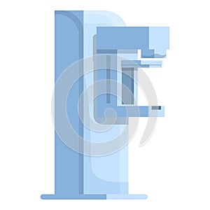 Technology mammography machine icon cartoon vector. Breast mammogram