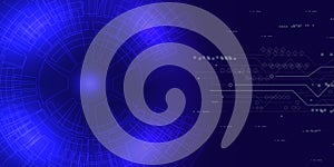 technology modern future background illustration