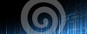 Technology Network Background.. Science and technology presentation background. Big data connectivity software development