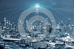 Technology, Network and Conection concept - Wifi network connect