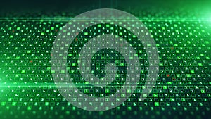 Technology network data connection, Digital data analysis and data binary coding, Digital cyberspace and network of cyber security