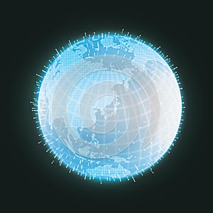 Global network technology image