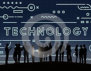 Technology Online Electronic Devices Graphic Concept