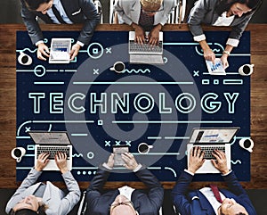 Technology Online Electronic Devices Graphic Concept